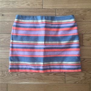 Mini Jcrew Striped Skirt